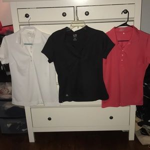 New and used women’s golf polo’s